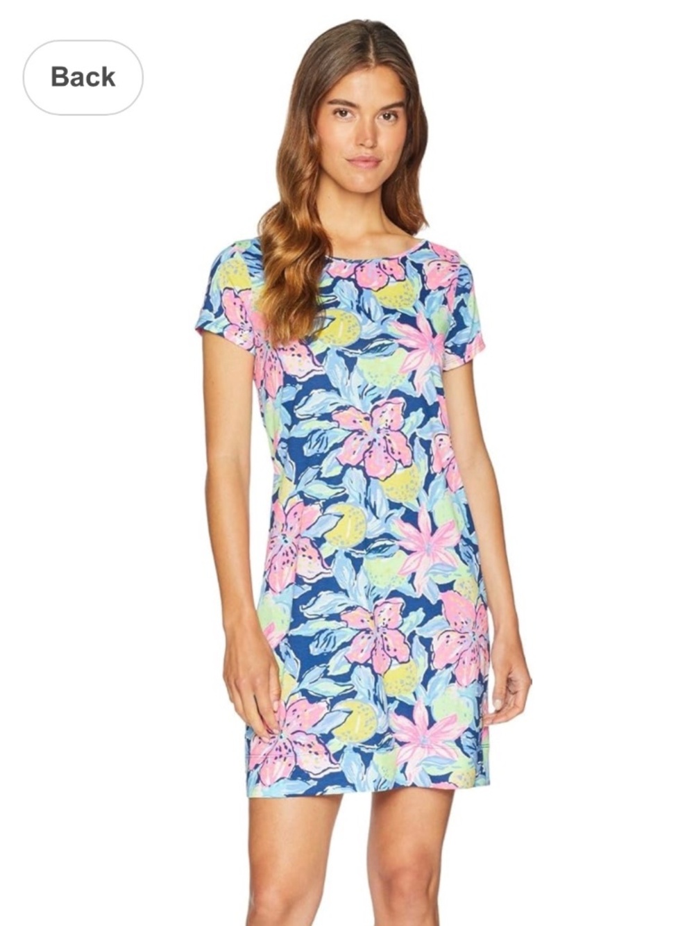 Lilly Pulitzer Tropical Pima Cotton T-Shirt Dress Large